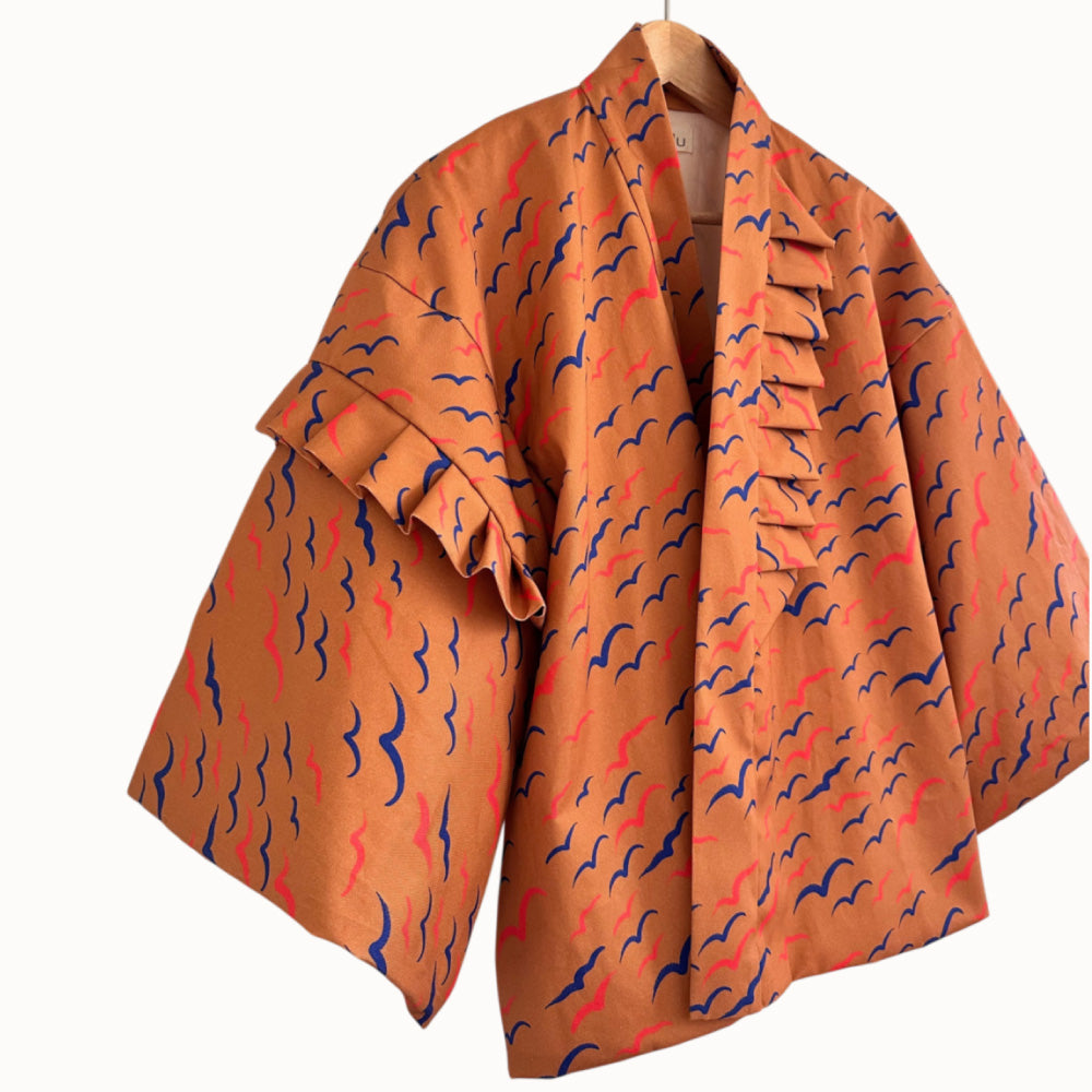 Kamome Haori – Camel / Frill Study No.01