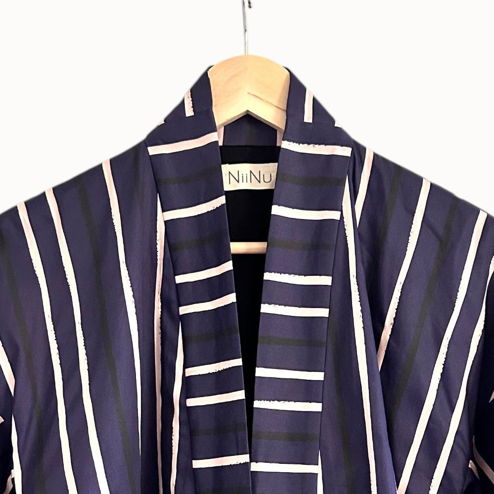 Ocean Stripe Haori / Frill Study No.04