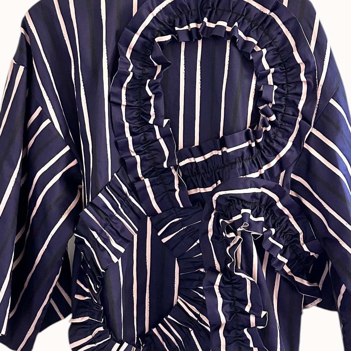 Ocean Stripe Haori / Frill Study No.04