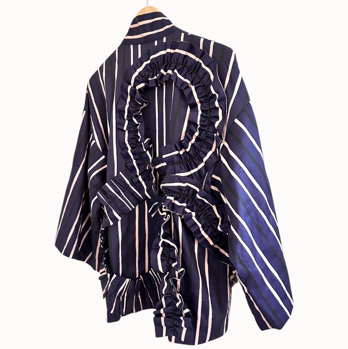 Ocean Stripe Haori / Frill Study No.04