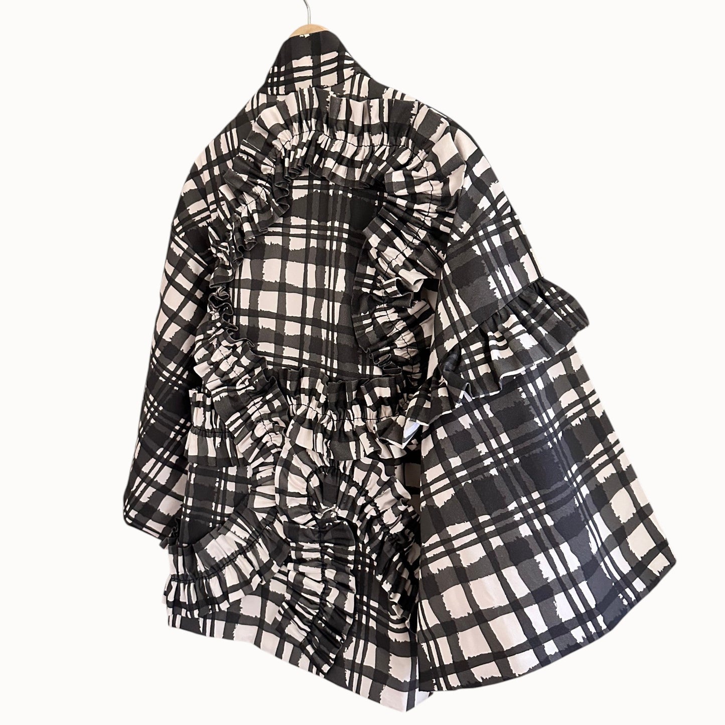 Monochrome Plaid Haori / Study No.01