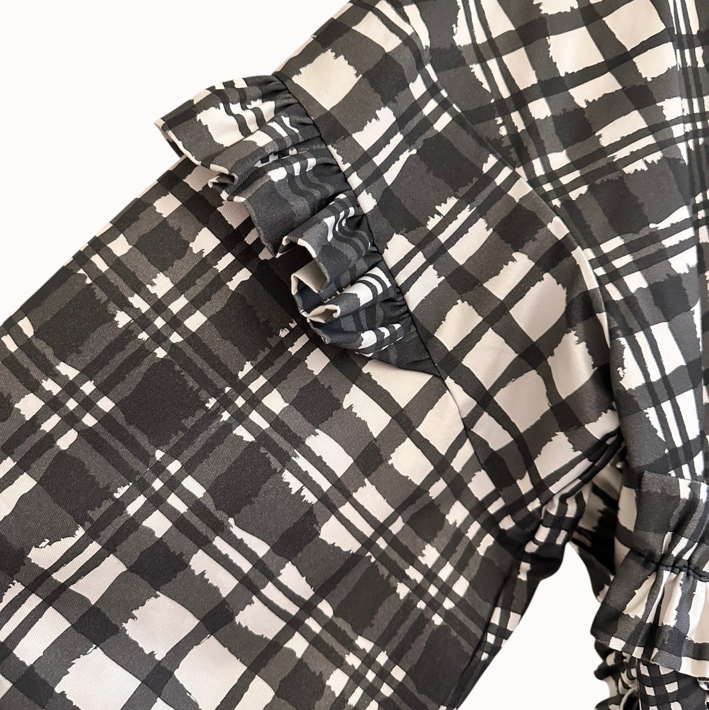 Monochrome Plaid Haori / Study No.01