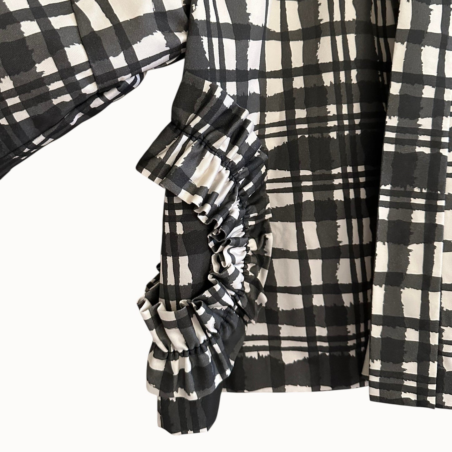 Monochrome Plaid Haori / Study No.01