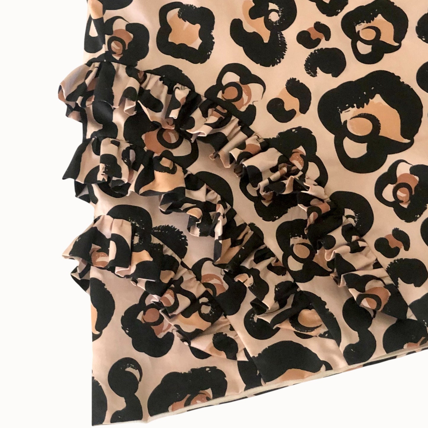 Hana Leopard Wrap Skirt